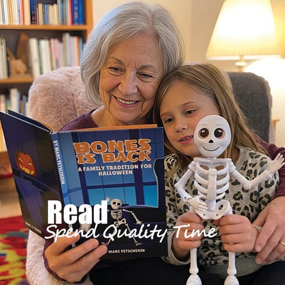 Book & Glow in the Dark Skeleton Set