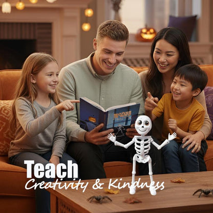 Book & Glow in the Dark Skeleton Set